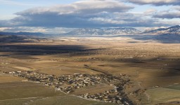 Arial view of the Town Core